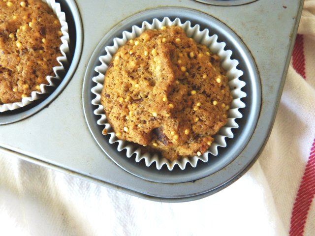 Millet-Fig Muffins {Gluten-free & Vegan}