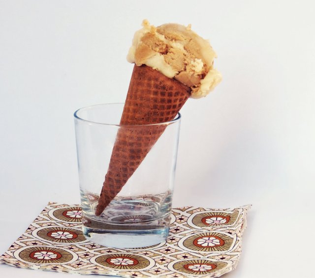 Peanut Butter Cookie Dough-Pretzel Ice Cream